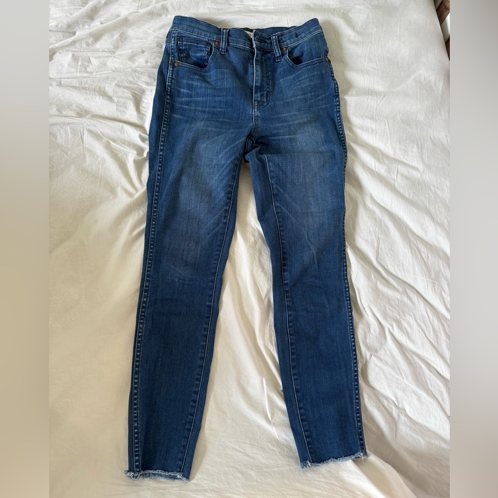 Madewell Dark Blue Skinny Jeans